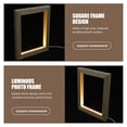 thumbnail image 2 of Cadre Photo Lumineux à LED Cadre Photo Unique en Bois Support Photo Chic, 2 of 2