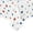 American Stars, variant on Holiday 4th of July Tablecloth - 54 x 54 Inches Table Cover for Independence Day Picnic Party, Water Stain Resistant American Plaid Star Patterned Washable Table Cloth, White and Blue Star