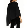 thumbnail image 2 of Women's Dolman Sleeve Poncho Top Crochet Knitted Loose Fit Pullover Sweater Fashion Women's Sweater (Black L), 2 of 6