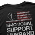 thumbnail image 4 of Emotional Support Husband Graphic T-Shirt, Unisex Classic Fit Tee, 4 of 9