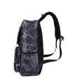 thumbnail image 2 of Mochilas para niñas, damas y adolescentes, mochilas escolares, mochilas universitarias, mochilas para computadora portátil para damas, negro mármol, grande, mochilas ER, 2 of 5