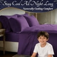 thumbnail image 6 of 4Pcs Bamboo Cooling Bedding Set, Extra Deep Pocket Breathable Sheets for Hot Sleepers, Pillowcases, Flat Sheet & Fitted Sheet, Perfect Family Gift, 6 of 8