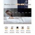 thumbnail image 4 of Japanese Black Out Curtains 72 Inch Long, Light Blocking Drapes with Black Liner, Navy Blue Country Flowers Leaves Aesthetic Thermal Blackout Curtains for Bedroom Living Room 52"x72" 2 Panels, 4 of 8