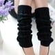 thumbnail image 5 of Jumpingount Calentadores de pierna de ganchillo de punto de invierno de moda para mujeres calentadores de rodilla de tobillo suaves y elásticos Accesorios de disfraces blanco, 5 of 6