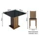 thumbnail image 3 of Juego de Comedor con Mesa de Vidrio 4 Sillas Madesa Perla MN, 3 of 10