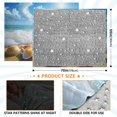 thumbnail image 3 of YAZAOO Travel Blanket Camping Blankets Fashion Seashells on Sandy Beach Patten, 3 of 8