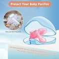 thumbnail image 4 of 4 Pcs Transparent Pacifier Case,Happon Pacifier Holder Storage Box, BPA-Free Dummy Container,Pacifier Case Soother Pod Storage Box, Pacifier Holder Box for Kids, Baby, Travel, Home, 4 of 6