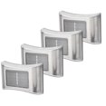 thumbnail image 3 of Luz solar de la cubierta de la cerca, lámpara de pared solar de la luz solar LE Ds de la pared solar de 4pcs LED Confiabilidad excepcional, 3 of 8