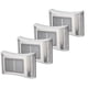 thumbnail image 3 of Lámpara Solar de pared LED de 4 Uds., fuentes de luz alternativas, iluminación impermeable para exteriores, lámparas alimentadas por energía Solar, luz blanca, 3 of 8