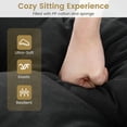 thumbnail image 6 of YYAo Outdoor Chair Cushions, Waterproof Outdoor Seat Pads, Outdoor Lounge Chaise Cushion with String Ties for Garden Poolside-Black, 6 of 10