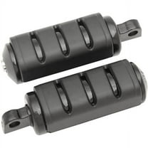 Kuryakyn Large Trident ISO-Pegs with Male-Mount Ends, Gloss Black