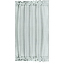 Unique Bargains French Door Window Blackout Curtain Panel Gray 25" x 40"