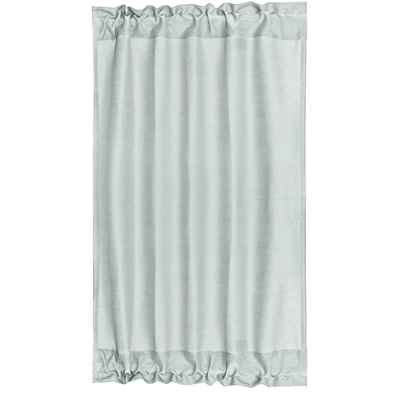 Unique Bargains French Door Window Blackout Curtain Panel Gray 25" x 40"