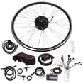 thumbnail image 2 of Kit de conversión de bicicleta eléctrica de rueda delantera, kit de motor de bicicleta eléctrica de 26 pulgadas, 48 V, 250 W, panel de kit de motor de bicicleta eléctrica, diseño a prueba de futuro, 2 of 14
