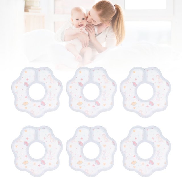 Baberos de baba para bebés desechables, envolta de 360 grados baberos desechables Suaves 20pcs empaquetados individuales para viajar