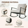 thumbnail image 6 of Grand Patio 4-Piece Wicker Outdoor Bistro Set, Patio Conversation Sets, 6 of 8