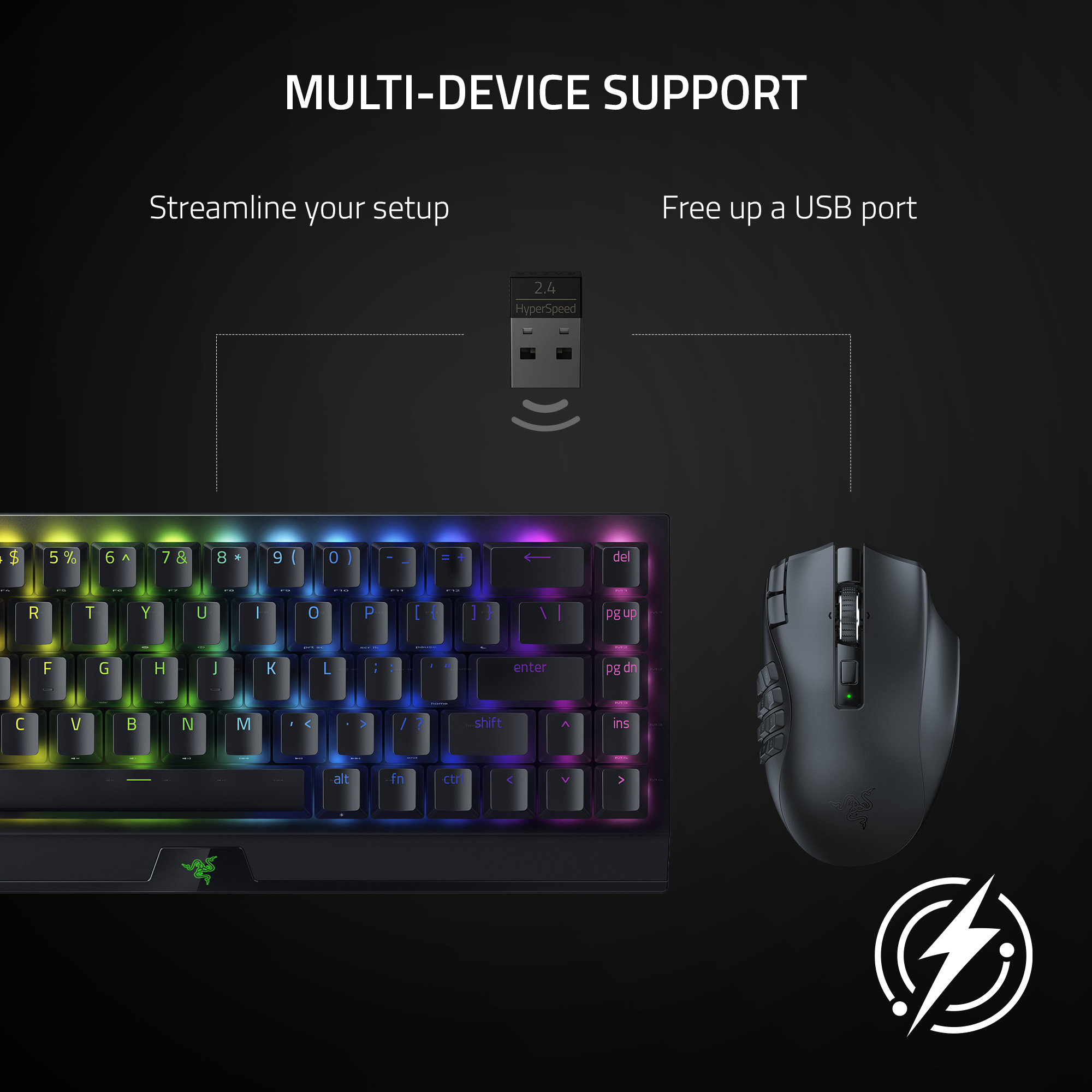 Razer Naga V2 HyperSpeed Wireless Gaming Mouse photo 6