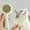 Green 3D8, variant on ZZkhGO Pet Comb for Dogs Cats, Detangling Hair Removal Comb, Self Cleaning Needle Comb for Grooming