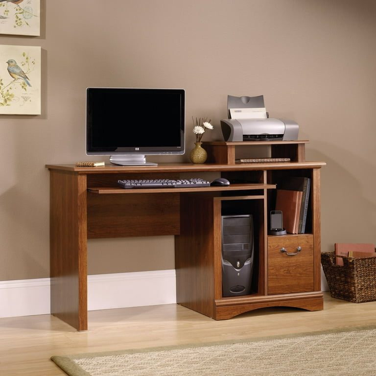 Sauder Camden Computer Desk, Planked Cherry Finish - Walmart.com