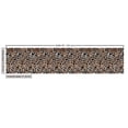 thumbnail image 3 of Ambesonne Leopard Print Fabric by the Yard Upholstery, Exotic Wild Cat Skin, 2 Yards, Pastel Brown and Pale Grey, 3 of 5
