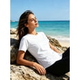 thumbnail image 6 of NELEUS Womens Plus Size Workout Tops for Activewear Athletic Gym Tee Casual Tops Loose Fit Quick Dry Crew Neck,White,US Size 2XL, 6 of 11