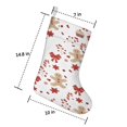 thumbnail image 5 of 3 Pcs Christmas Stockings,Red Christmas Gingerbread Man Pattern Stockings Christmas,14.8'' Xmas Stockings,Christmas Party Favors,Christmas Party Decorations,Christmas Stockings Personalized, 5 of 5