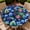 Blueberry, variant on ARTSLION Elastic Tablecloth For Round Tables, Waterproof Tablecover For Up To 71in Round Table, Dining Tablecover For Indoor And Outdoor, Holiday, Blue Flower