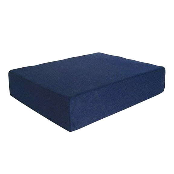 Allman Products - Bariatric Orthopedic Seat Cushion H 4.5" x L 16" x W 20" Washable Cover - Blue