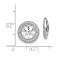 thumbnail image 2 of Real 14kt White Gold 3/8ct Diamond Earring Jackets; for Adults and Teens; for Women and Men, 2 of 2