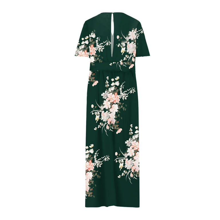 Green Floral Maxi Dress Zara Off Shoulder Floral Dress Zara