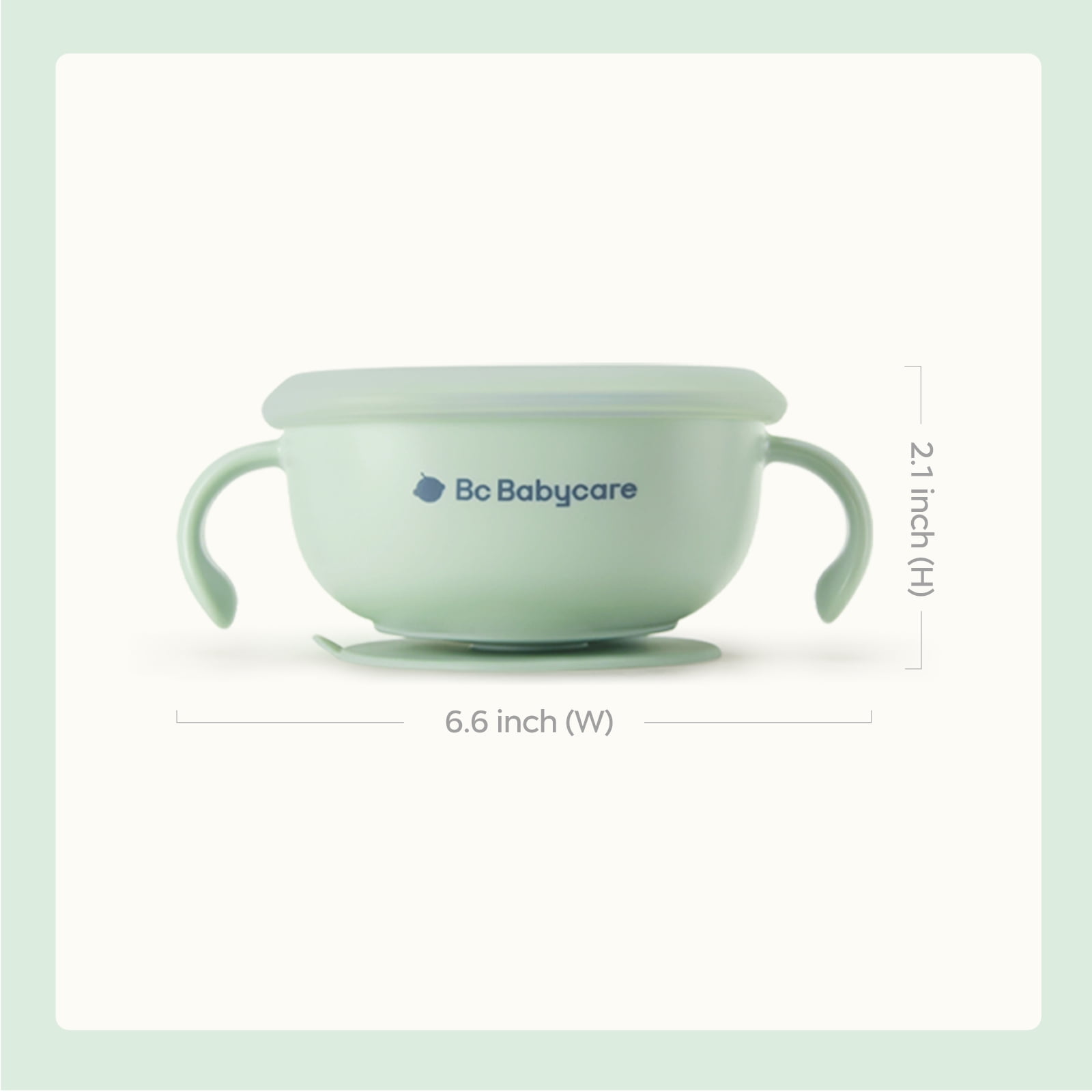BC Babycare 3-IN-1 Suction Snack Bowl, Baby and Toddler Bowls, BPA-free, Multicolor, Unisex, 2 Pack