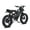 Black-48V18Ah, variant on AKEZ Electric Bike for Adults, 48V-52V, 18AH,25AH Battery, 20" Fat Tire Dirt Bike, Retro E-Bike