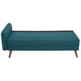 thumbnail image 4 of Home Square 2 Piece Contemporary Modern Polyester Fabric Sofa Set in Teal Blue, 4 of 8