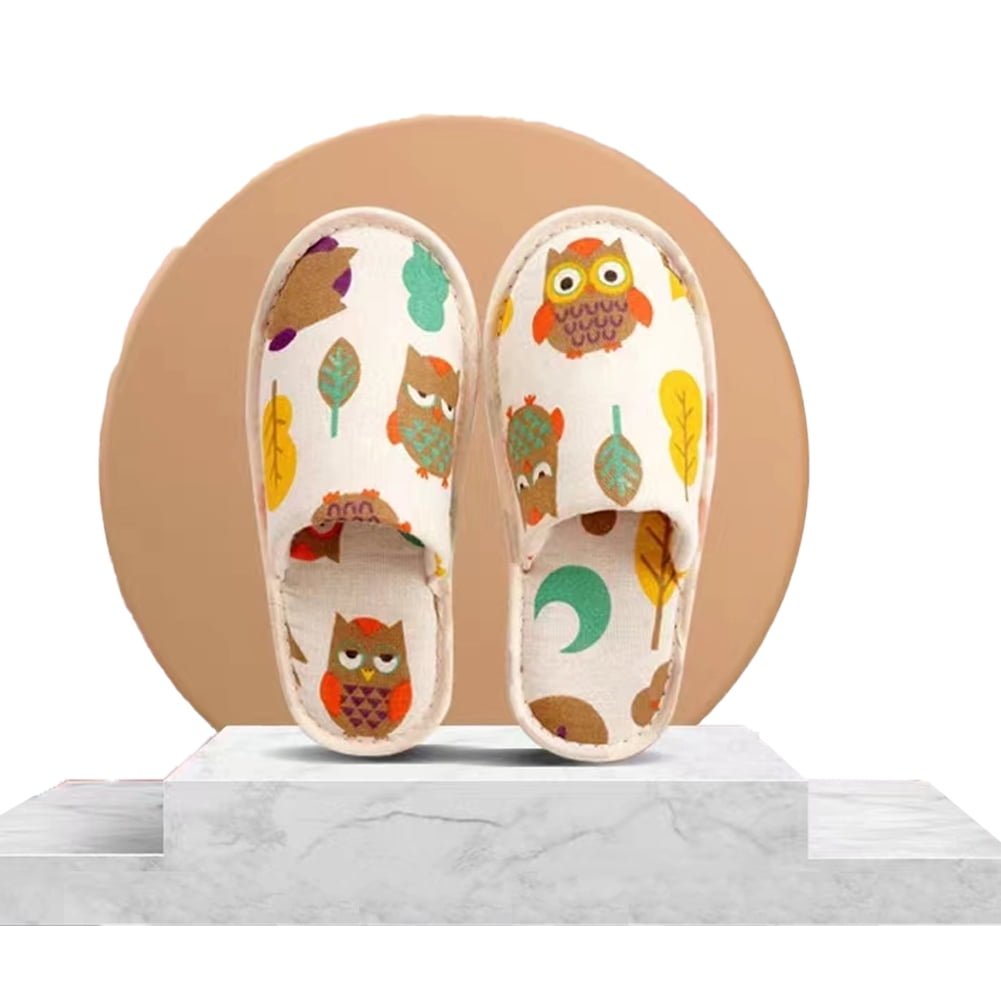 Kids owl deals slippers