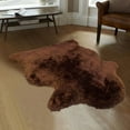 thumbnail image 3 of AllStar Rugs FauxHand-Tufted Chocolate Area Rug, 3 of 3