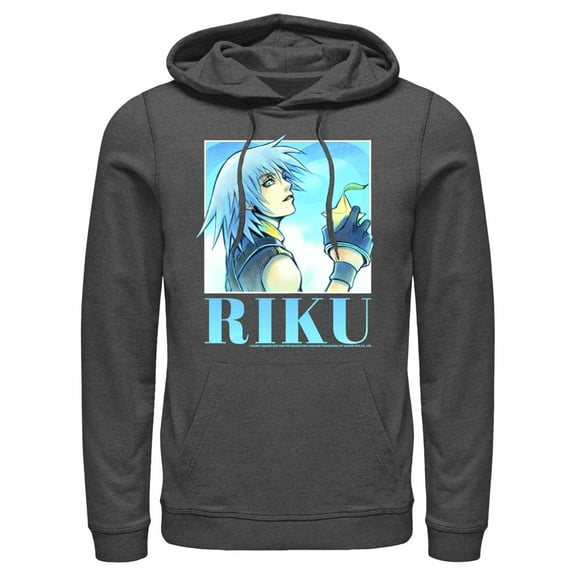 Men's Kingdom Hearts 1 Sora's Best Friend Pull Over Hoodie Charcoal Heather Medium