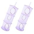 thumbnail image 2 of KAKOWELY 2pcs Stuffed Animal Hammocks Multi-layer Foldable Hanging Net Hanging Mesh Sock Drying Net,29.53X"X10.24"X10.24", 2 of 5
