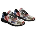 thumbnail image 6 of Only Jesus ChriStand American flag Veteran Can Die For You US Veteran Shoes Sneakers Black Size 8, 6 of 7