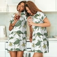thumbnail image 4 of Naloa Cute Turtle Print Women Nightgowns,Womens Loungewear,Short Sleeve Sleepwear,Comfy Ladies Nightdress, 4 of 6
