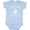 AE-Light Blue, variant on Cowboy Silhouette Team Roping Rodeo Boys or Girls Baby Bodysuit