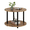 Brown1, variant on Square Nesting Coffee Table Set of 2, Modern  Lightwood Metal Frame Center Side Coffee Table for Living Room Patio Bedroom Small Spaces White