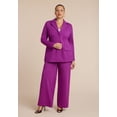 thumbnail image 3 of ELOQUII Women's Plus Size Tall The Ultimate Stretch Wide Leg Pant, 3 of 3