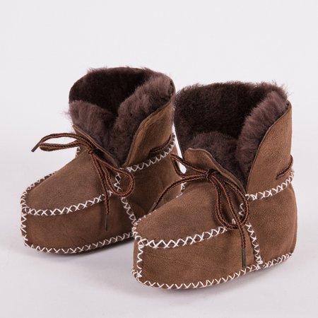 

Toyella Warm soft sole baby walking shoes non slip boots Coffee 13