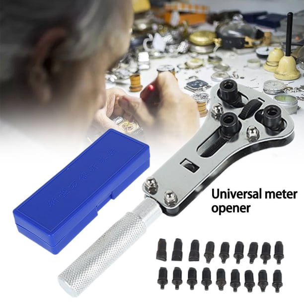Muyoka Reparación de relojes, funda trasera, abridor, herramienta de reparación, llave inglesa, cambiador de batería Muyoka Hogar