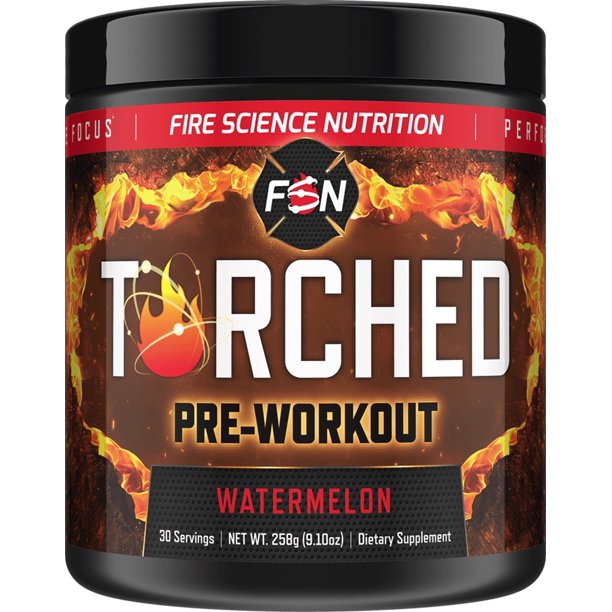 Fire Science Nutrition Torched Natural Pre Workout Ndash Powerful Preworkout Supplement Increases Power Focus Endurance And Boosts Energy Nitric Oxide With No Jitters Or Crash Walmart Com