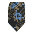 thumbnail image 1 of BuyYourTies - Brown  Blue Boys Fashion Necktie, 1 of 2