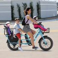 thumbnail image 5 of Lilypelle 7-Speed Electric Cargo Bike for Adults with Kits, 48V 20AH 750W Long Range Cargo Ebike,20MPH,Blue, 5 of 13