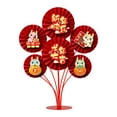 thumbnail image 3 of Decoraciones de año Nuevo Chino, estatua, personajes de bendición, adorno decorativo para Festival de Primavera, suministros de fiesta para el año del Estilo A Macarena Escultura de año nuevo, 3 of 8