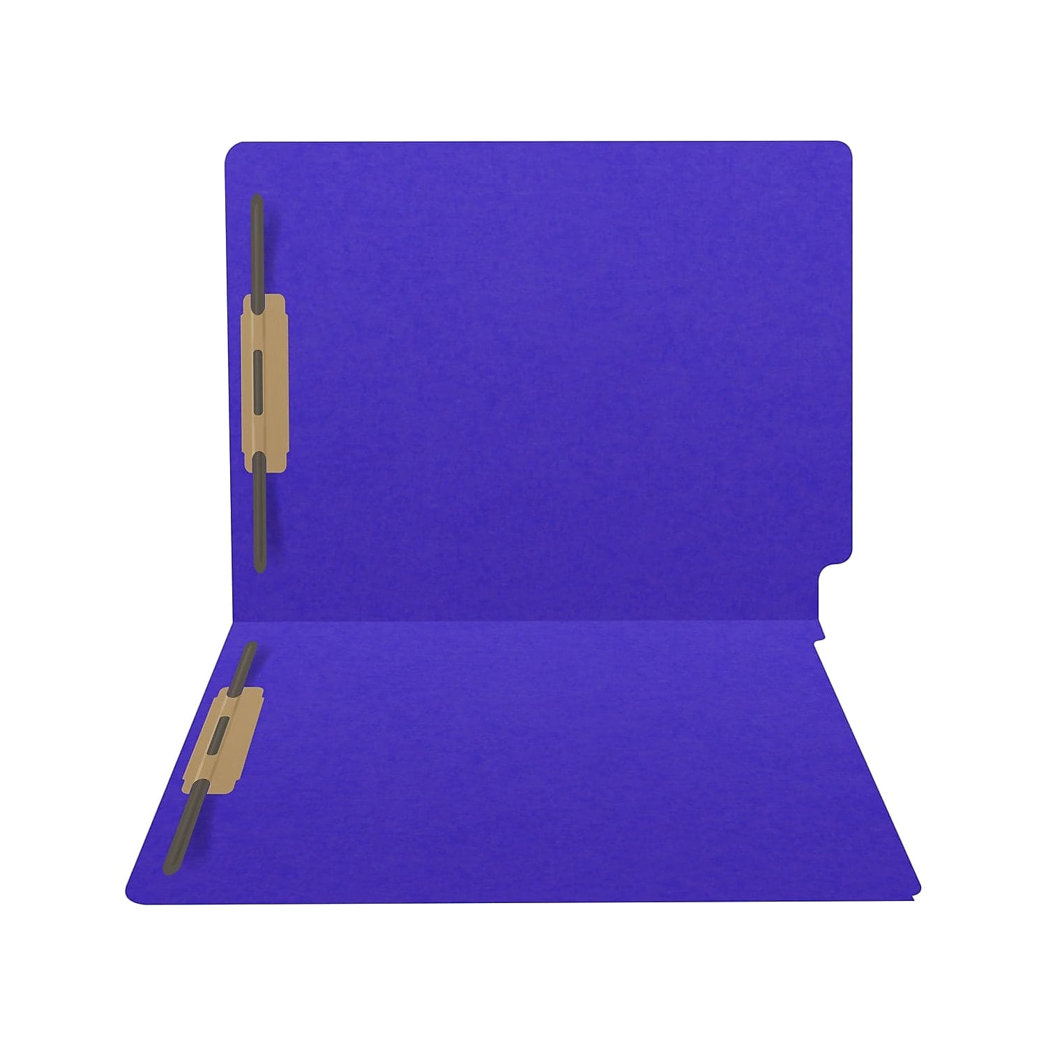 Medical Arts Press Heavy-Duty End Tab File Folder Straight Cut Letter-Size Purple 40/Box