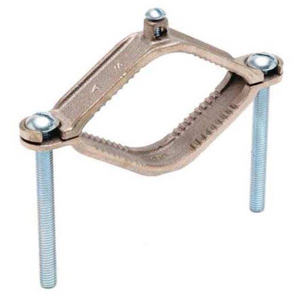 Pipe Ground Clamp, 10AWG, 3.63In